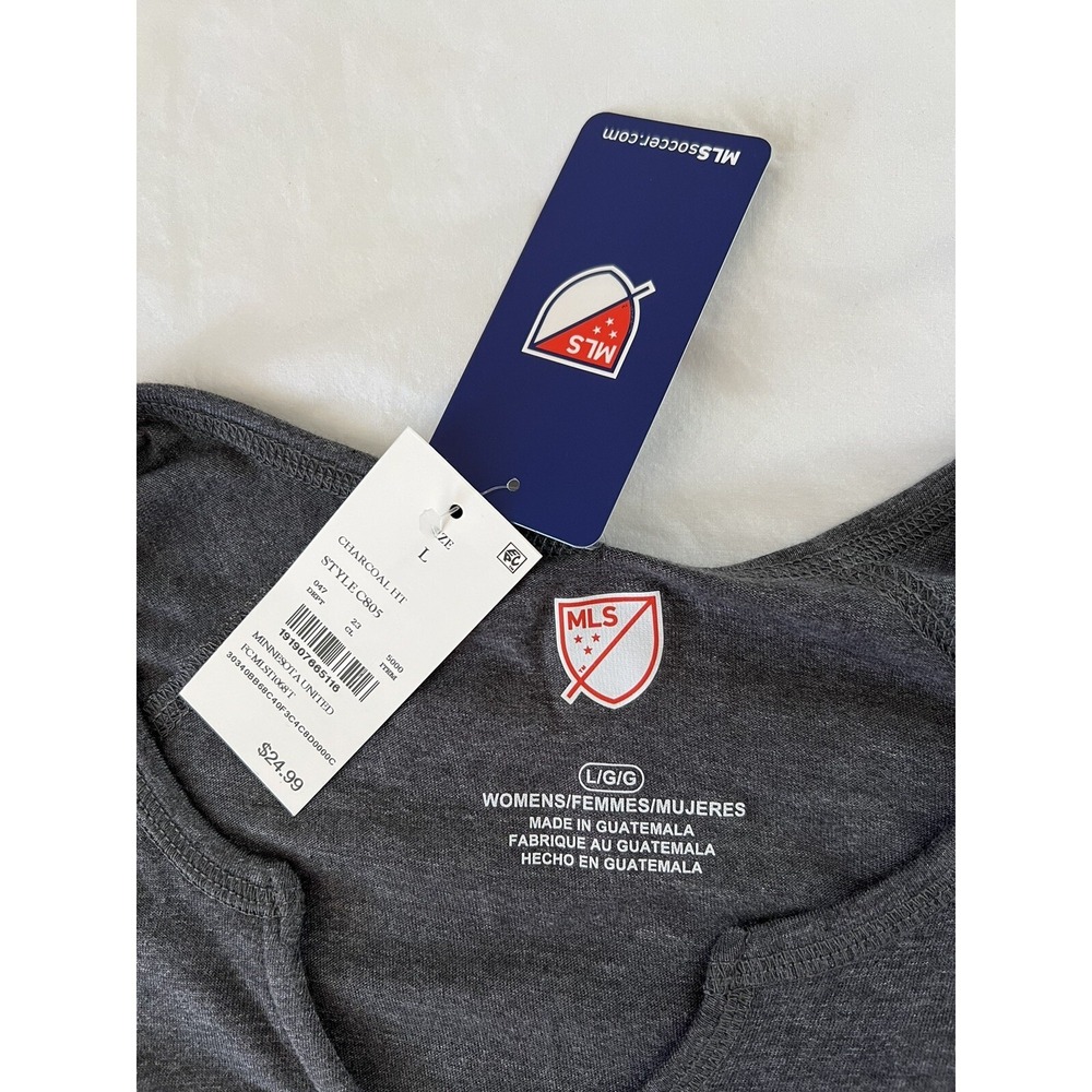 NWT Minnesota United MNUFC Shirt Women's‎ Size Large Short Sleeve MLS Soccer - Picture 4 of 5